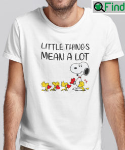 Little Things Mean A Lot Snoopy Shirt