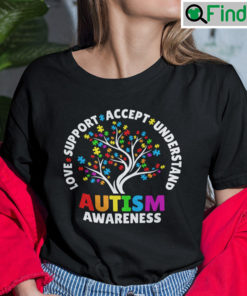Love Support Accept Understand Autism Awareness Shirt