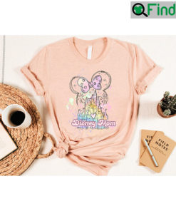 Mothers Day Disney Castle Mom Shirts