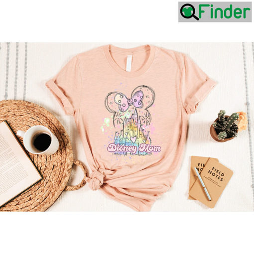 Mothers Day Disney Castle Mom Shirts