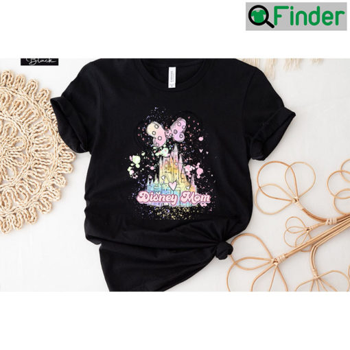 Mothers Day Disney Castle Mom Tee Shirt