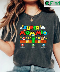 Personalization Super Mommio Shirt For Mom