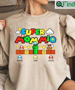 Personalization Super Mommio T Shirt For Mom