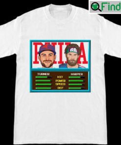 Philadelphia Bryce Harper Trea Turner Video Game Style T Shirt