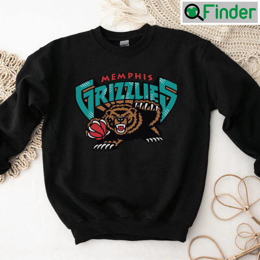 Sweatshirt For Basketball Fan Old School Grizzlies