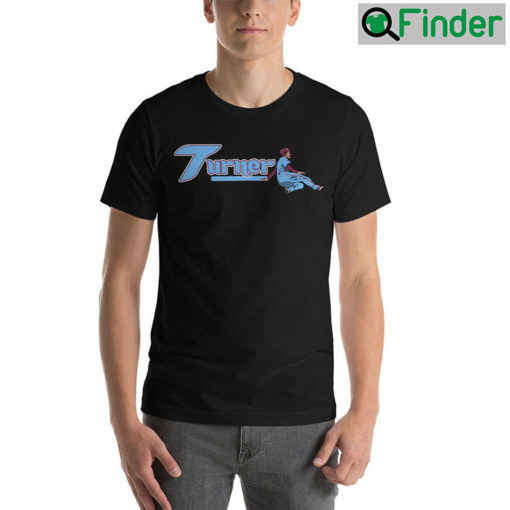 Trea Turner Slide Powder Blue Font Unisex T shirt