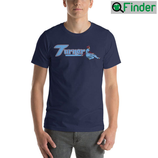 Trea Turner Slide Powder Blue Font Unisex shirt