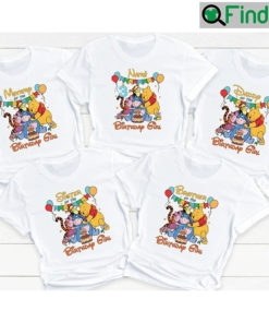 Winnie The Pooh Personalized Birthday T shirt
