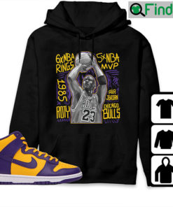 Dunk High Purple University Gold Unisex Hoodie Shirt