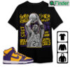 Dunk High Purple University Gold Unisex T Shirt