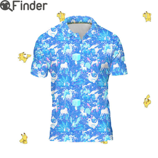 Pokemon Ice Type Custom Polo Shirts