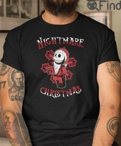The Nightmare Christmas Shirts Santa Jack Skellington