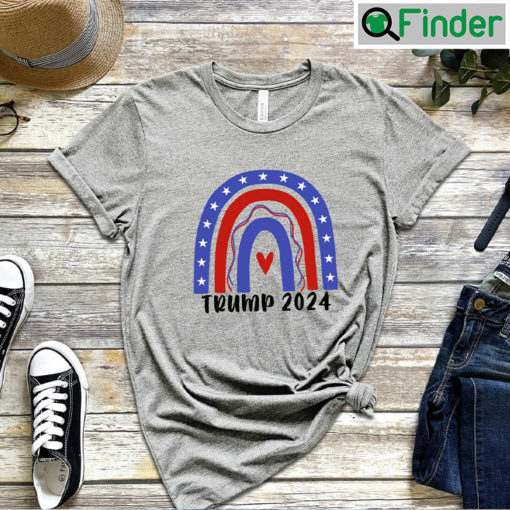 Trump 2024 American Flag Vintage T Shirt