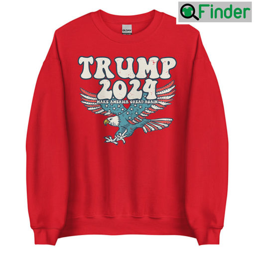 Trump 2024 MAGA Distressed Sweater