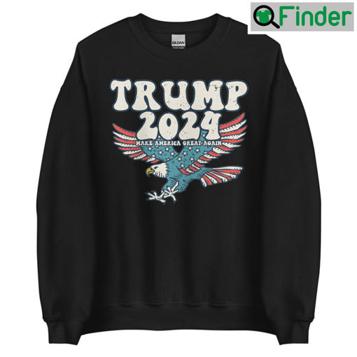 Trump 2024 MAGA Distressed Unisex Sweater