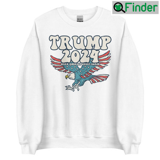 Trump 2024 MAGA Distressed Unisex Sweatshirt