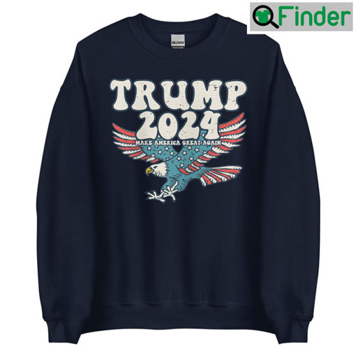 Trump 2024 MAGA Distressed Unisex Sweatshirts