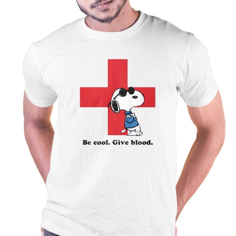 blood donation snoopy t shirt 1