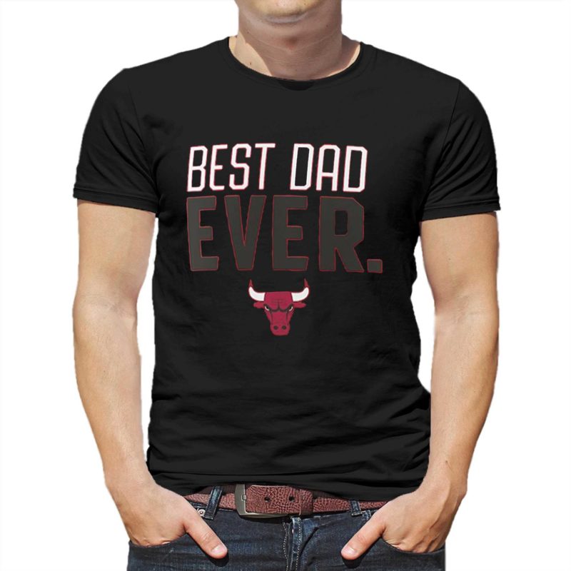 chicago bulls best dad ever logo t shirt 1