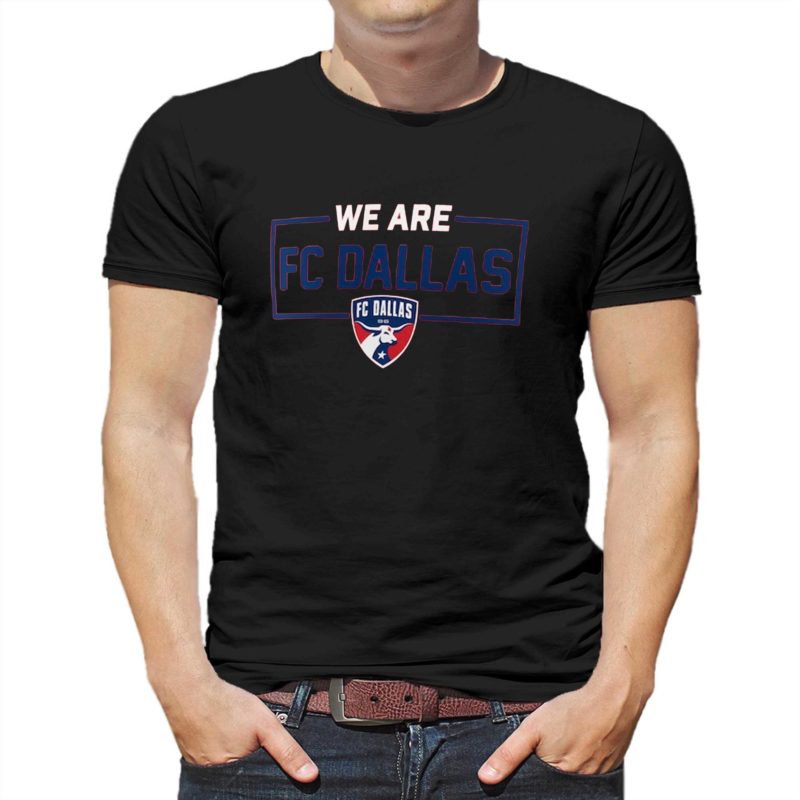fc dallas we are logo t shirt 1