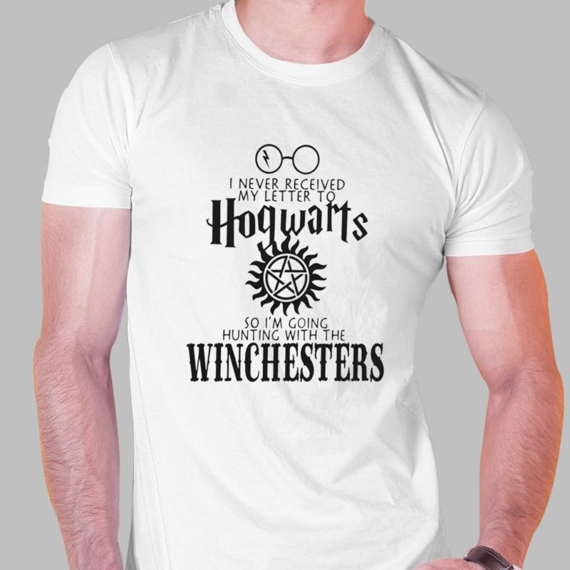 i never received my letter from hogwarts winchesters t shirt 1