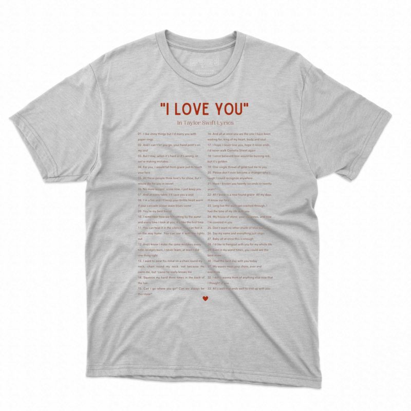 official i love you in taylor swift lyrics sweatshirt hoodie 1