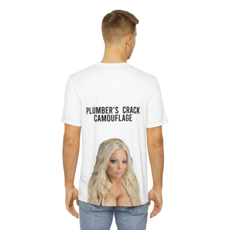 official plumbers crack camouflage t shirt 1