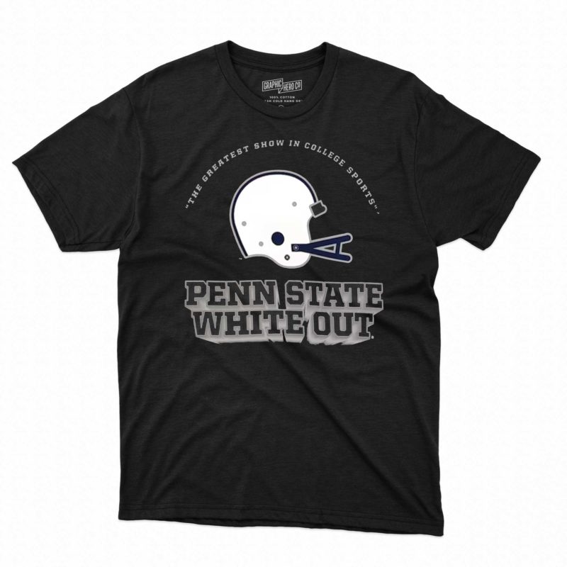 penn state nittany lions womens white out t shirt 1