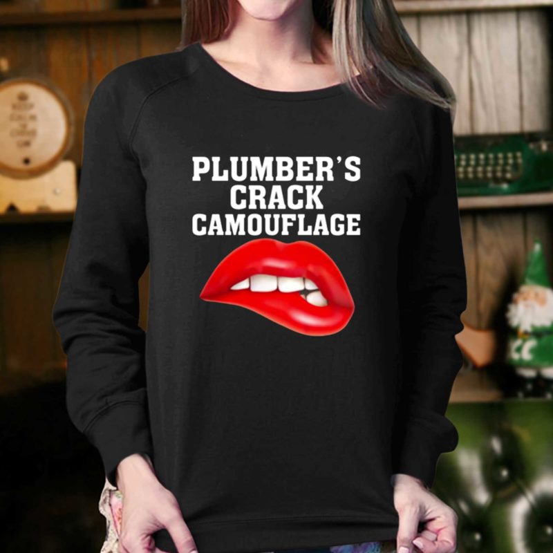 plumbers crack camouflage shirt sweatshirt 4