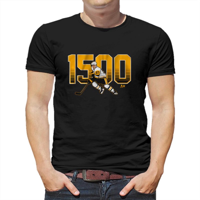 sidney crosby 1500 points t shirt 1