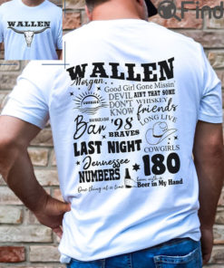 98 Braves Morgan Wallen Tour 2023 Unisex Shirt