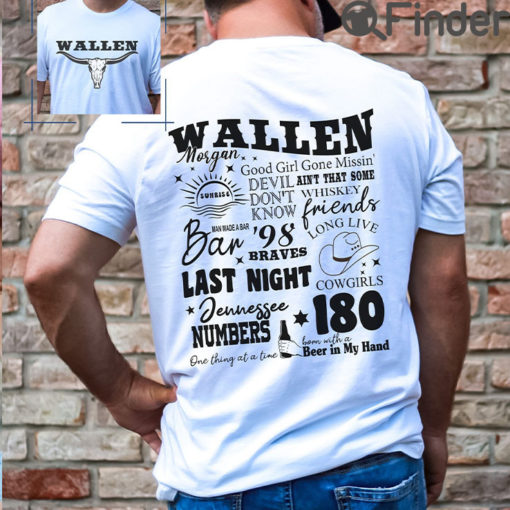 98 Braves Morgan Wallen Tour 2023 Unisex Shirt