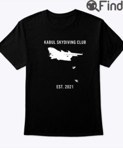 Kabul Skydiving Club T Shirt Kabul Afghanistan