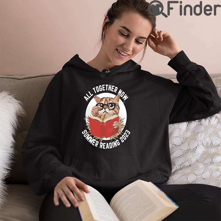 All Together Now Summer Reading 2023 Cat T Shirt