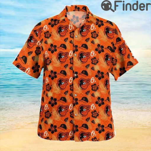 Baltimore Orioles Birdland and Flower 2023 Hawaiian Shirt