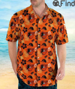 Baltimore Orioles Birdland and Flower 2023 Hawaiian Shirts