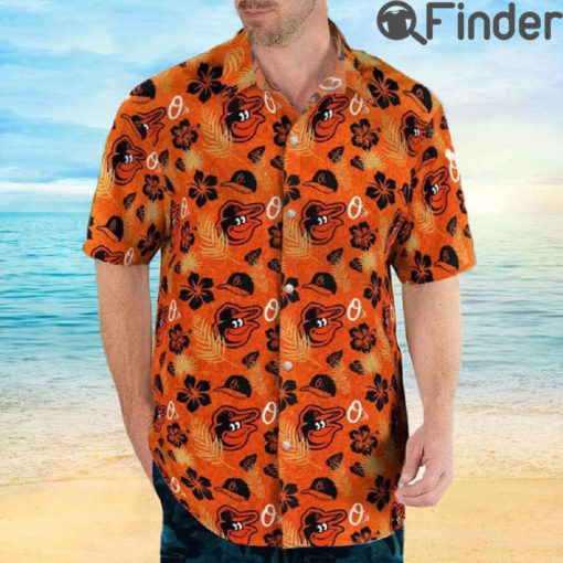 Baltimore Orioles Birdland and Flower 2023 Hawaiian Shirts