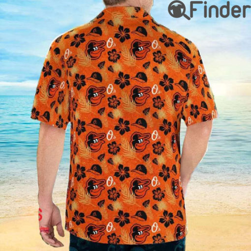 Baltimore Orioles Birdland and Flower 2023 Hawaiian T Shirt