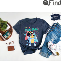 Bluey Unisex TShirt Dad Rad Fathers Day Fathers Gift Bandit