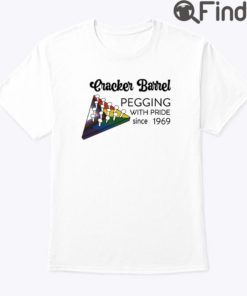 Cracker Barrel Pegging With Pride Since 1969 Shirt