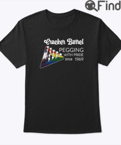 Cracker Barrel Pegging With Pride Since 1969 T Shirt