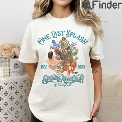 Disney Splash Mountain One Last Unisex Shirt 1989 – 2023