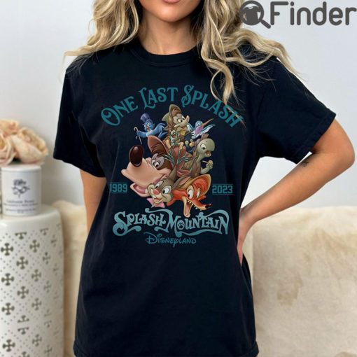 Disney Splash Mountain One Last Unisex Shirts 1989 – 2023