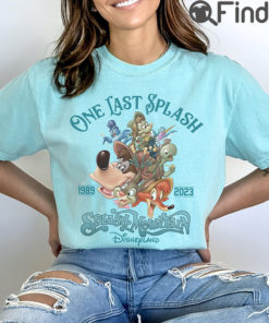 Disney Splash Mountain One Last Unisex Tee Shirt 1989 – 2023