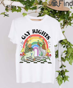 Frog And Toad Gay Rights Shirt Rainbow Colors Pride