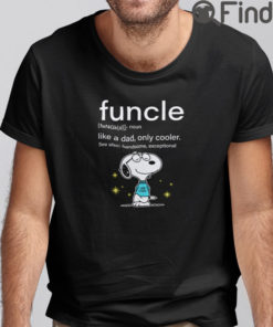 Funcle Snoopy T Shirt Like A Dad Only Cooler