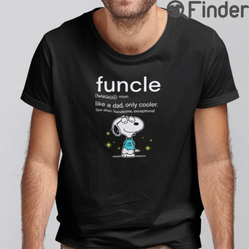 Funcle Snoopy T Shirt Like A Dad Only Cooler