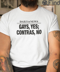 Hayley Williams Daily News Gays Yes Contras No T Shirt