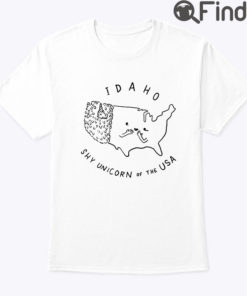 Idaho Shy Unicorn Of The USA Shirt