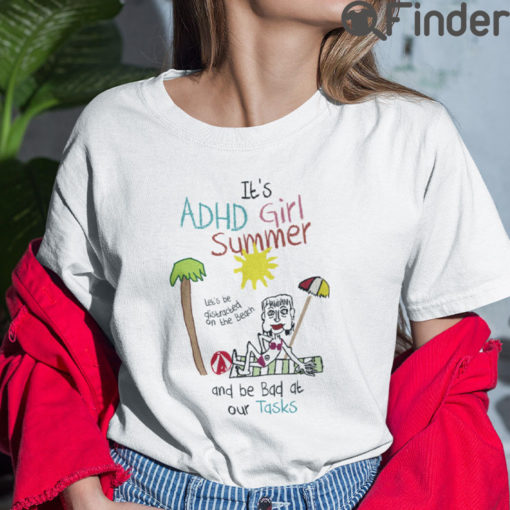 Its ADHD Girl Summer T Shirt